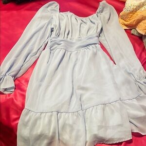Elegant Light Blue Dress